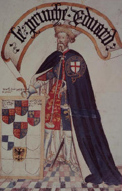 Edward Prince Of Wales William Bruges's Garter Book 1440-1450